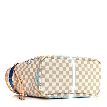 Louis Vuitton Damier Azur Summer Trunks Forte Dei Marmi Neo Neverfull MM 4 of 10