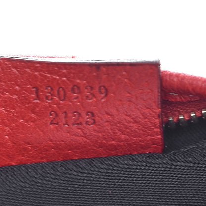 Gucci Monogram D Ring Abbey Pochette Navy Red 7 of 7