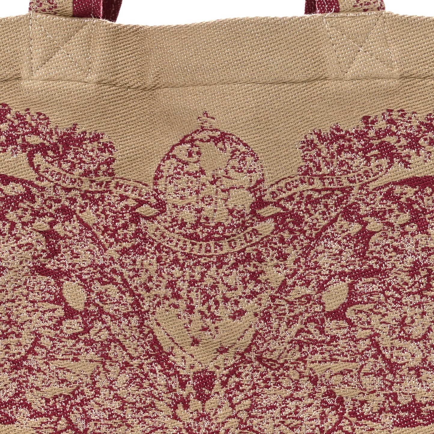 Canvas Print Cruise 2024 Mexico City Tote Ivory Burgundy