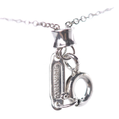 Tiffany Sterling Silver Rubedo 1837 Circles Pendant Necklace 5 of 7