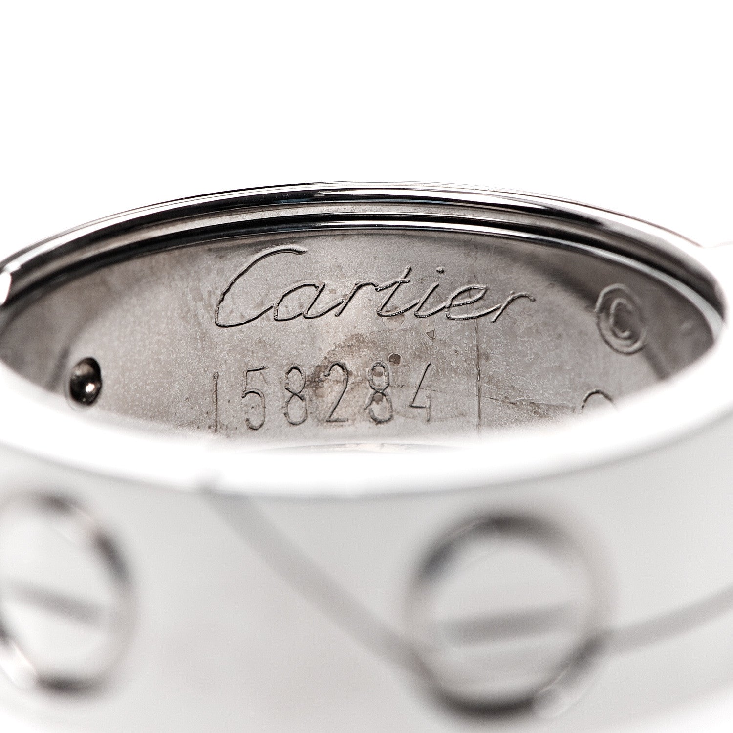 Cartier 18K White Gold 7mm Astro LOVE Ring 51 5.75 4 of 6