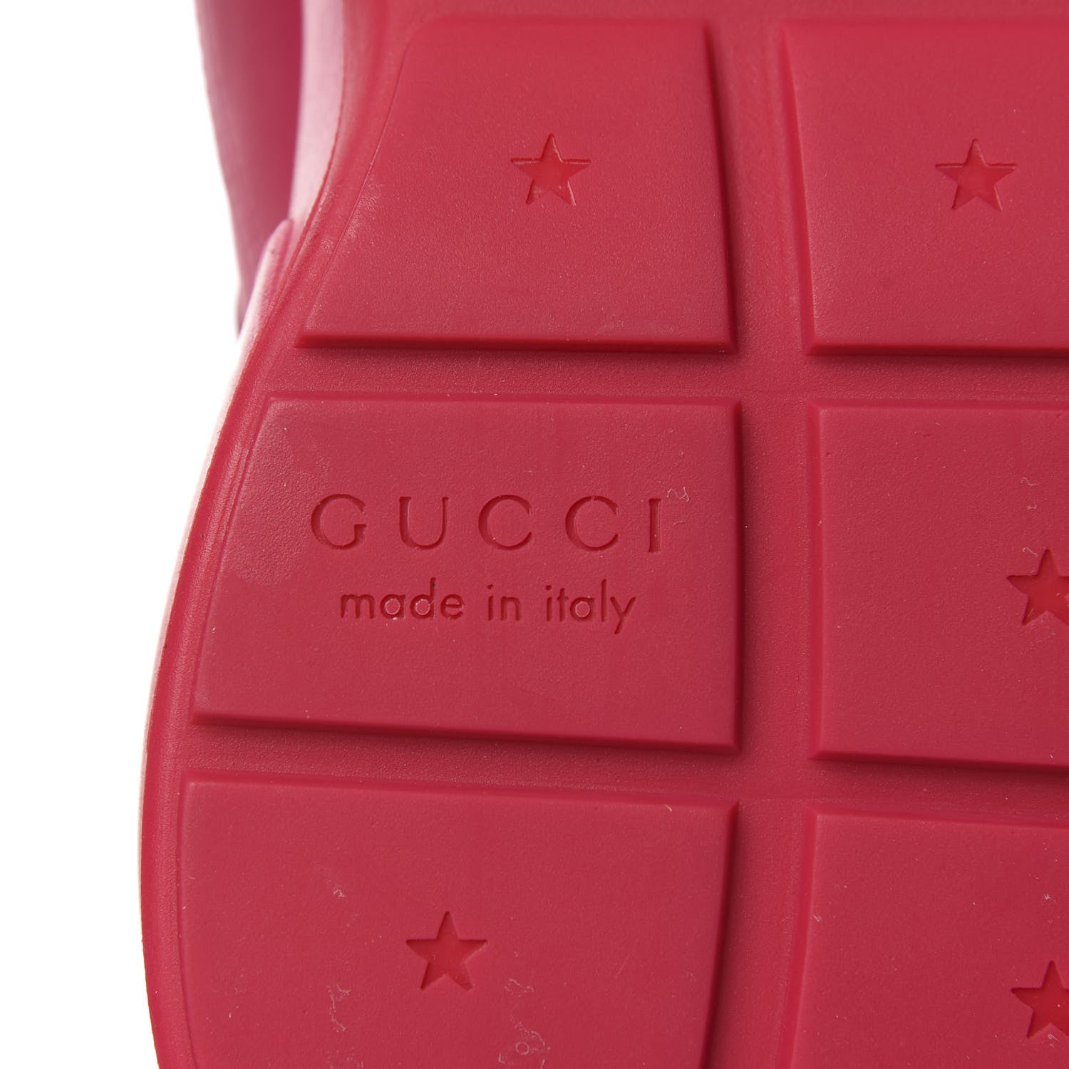 Gucci Calfskin Logo Mens Rhyton Sneakers 9.5 Box Pink 8 of 10