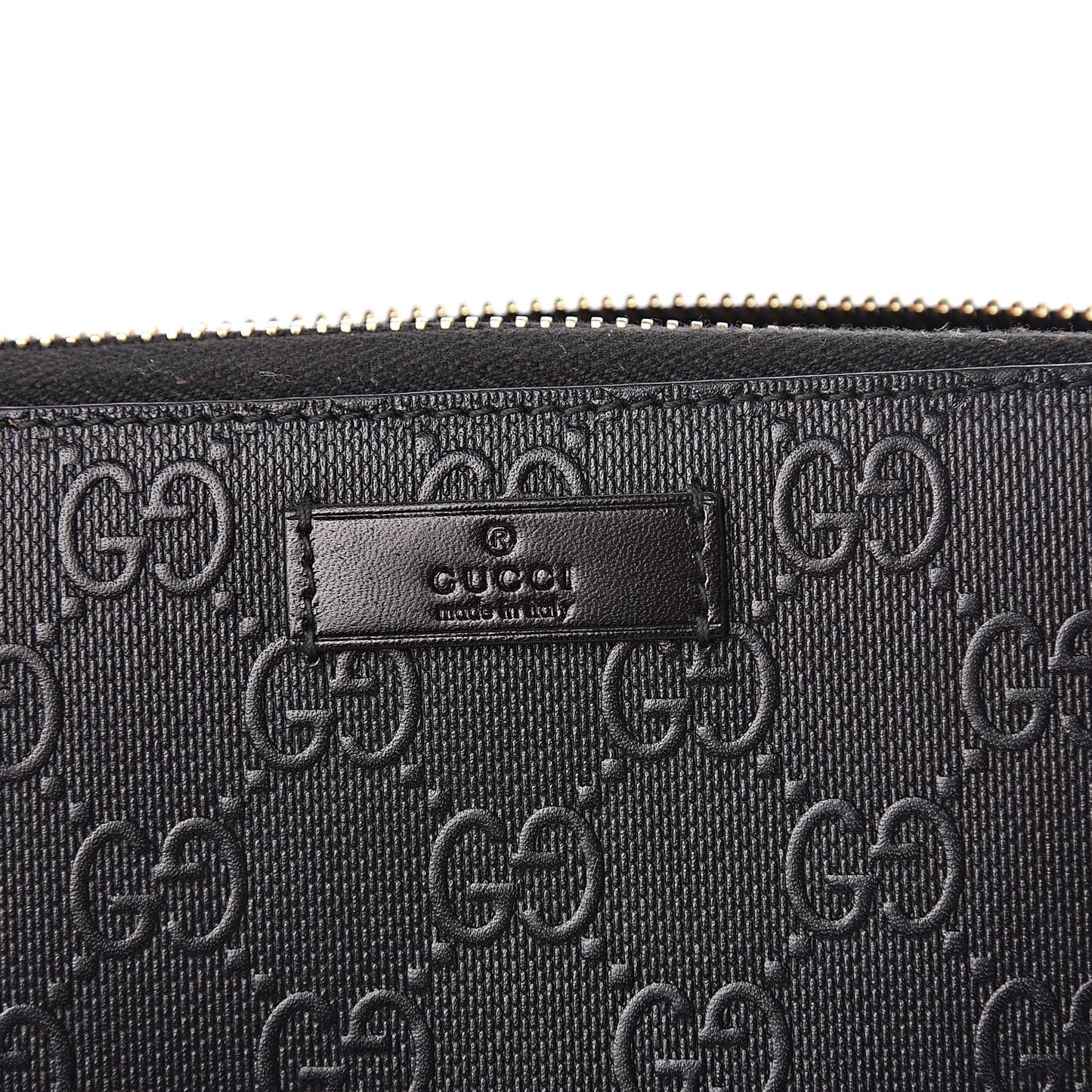 Bright Diamante GG Monogram Wallet Black