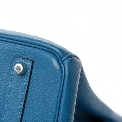 Hermes Togo Birkin 35 Bleu Azteque 11 of 17