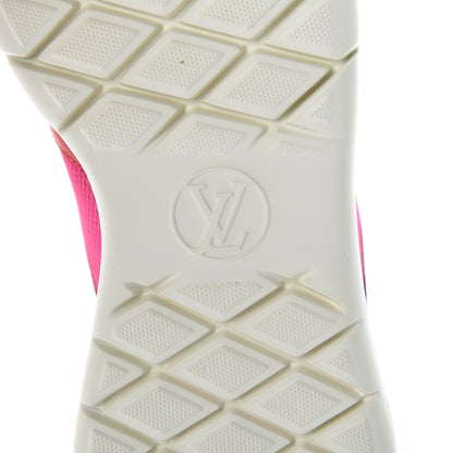 Louis Vuitton Rubber Technical Fabric Calfskin Aftergame Sneakers 37 Fuchsia 6 of 7