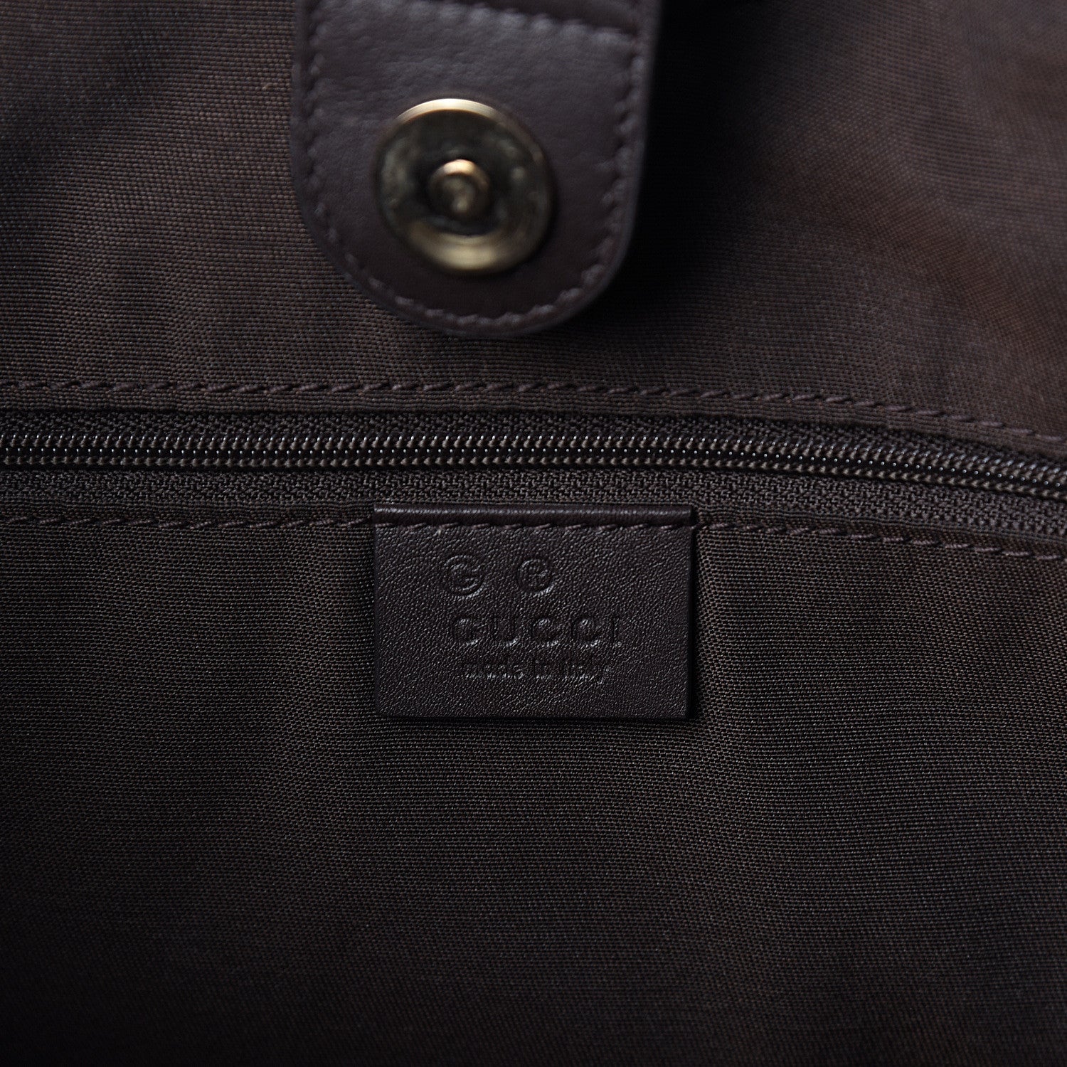 Gucci Monogram Shoulder Bag Dark Brown 6 of 9