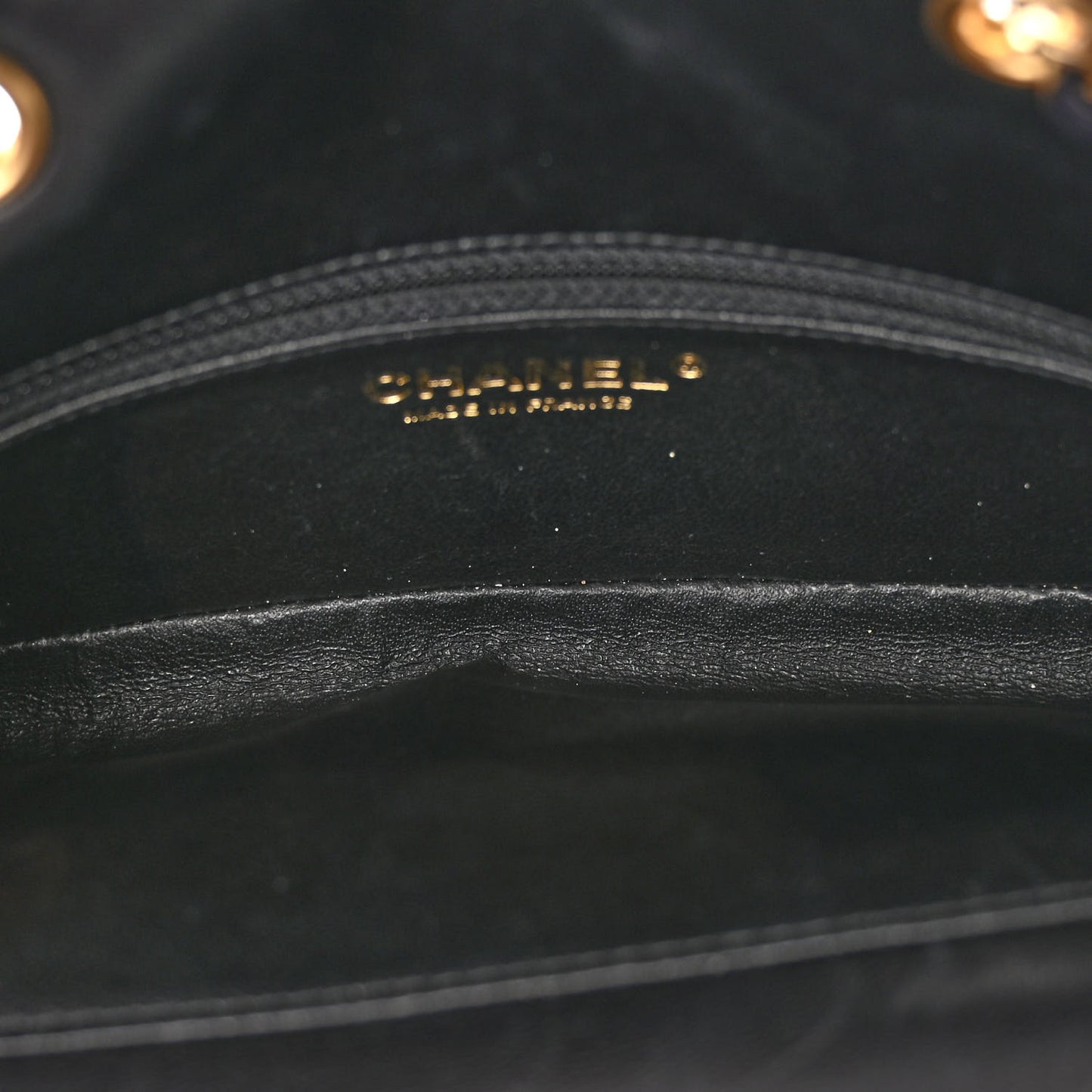 Lambskin Quilted Small CC Chic Flap Black