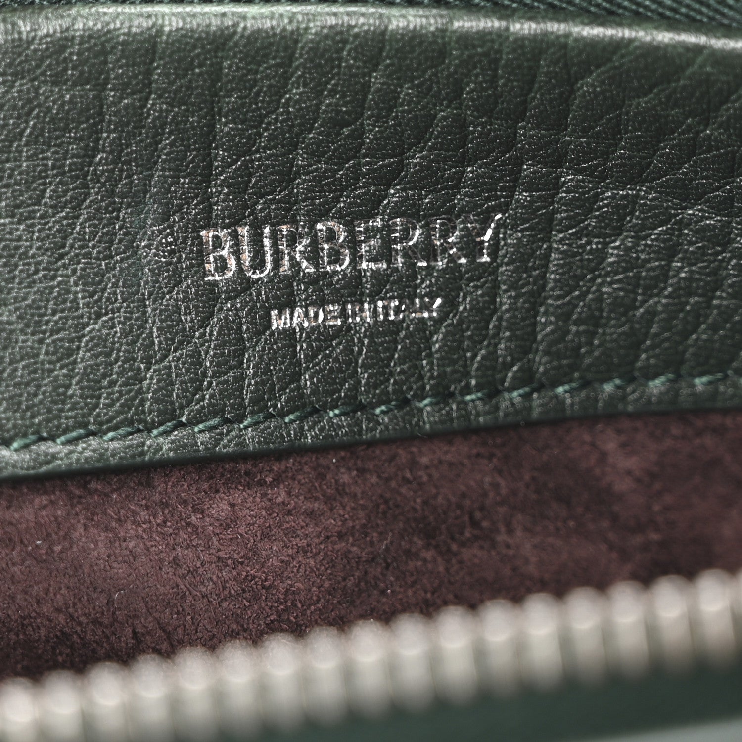 Burberry Shearling Small Knight Crossbody Bag Vine 6 of 9