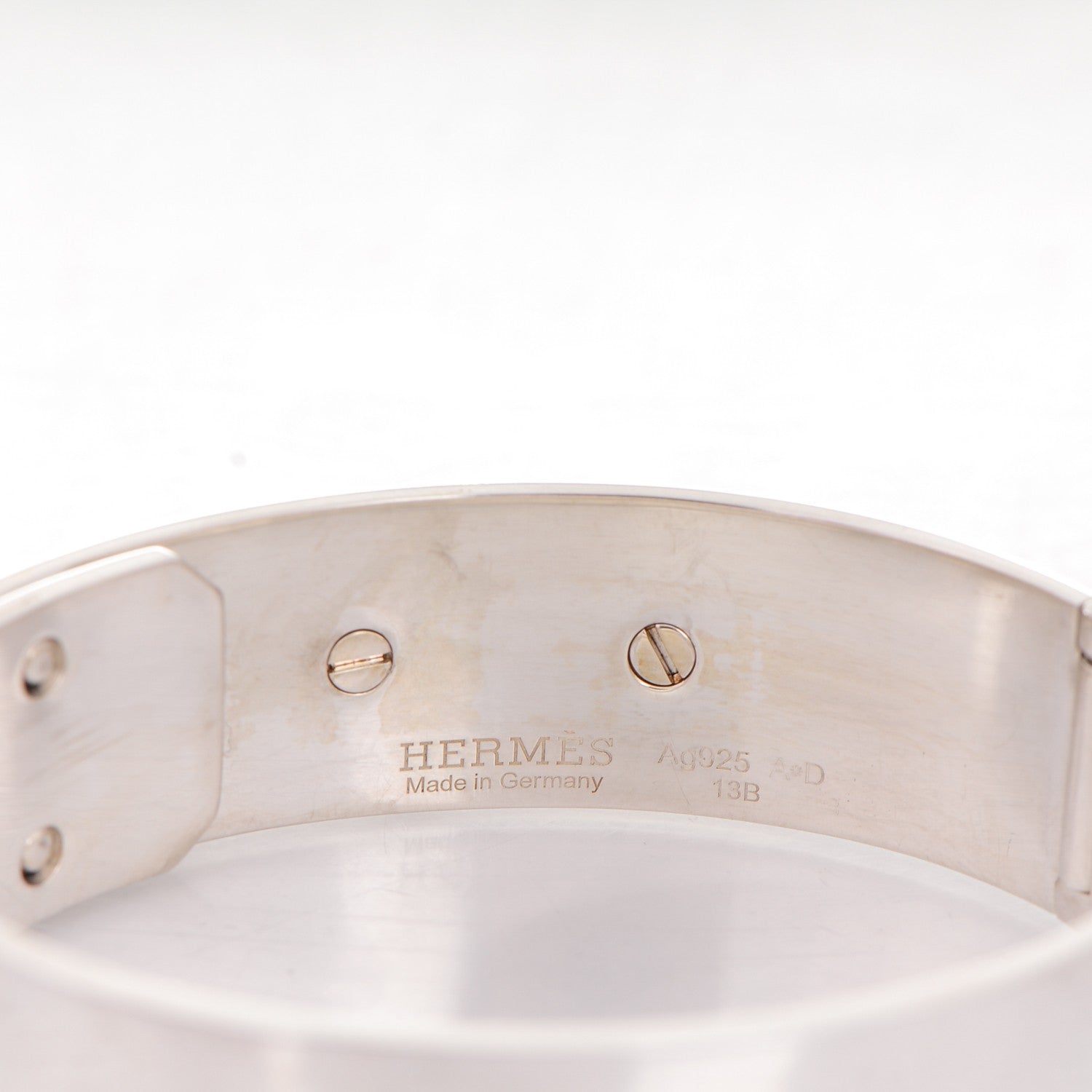 Hermes Sterling Silver MM Collier De Chien Bracelet SH 4 of 5