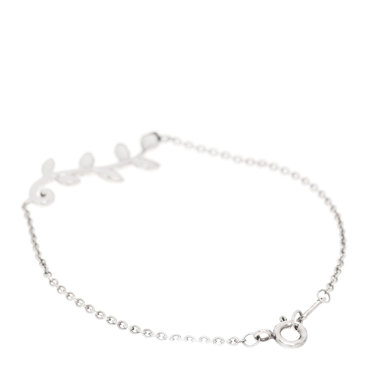 Tiffany Sterling Silver Paloma Picasso Olive Leaf Vine Bracelet 3 of 6