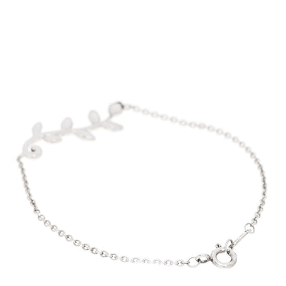Tiffany Sterling Silver Paloma Picasso Olive Leaf Vine Bracelet 3 of 6