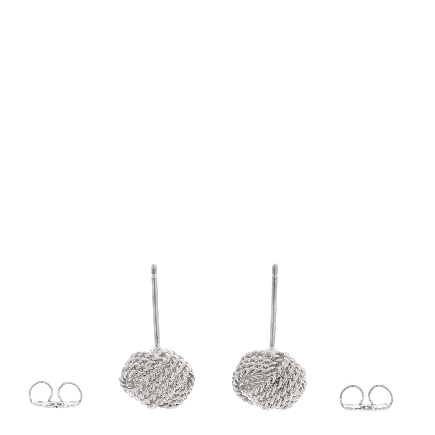 Sterling Silver Twist Knot Earrings