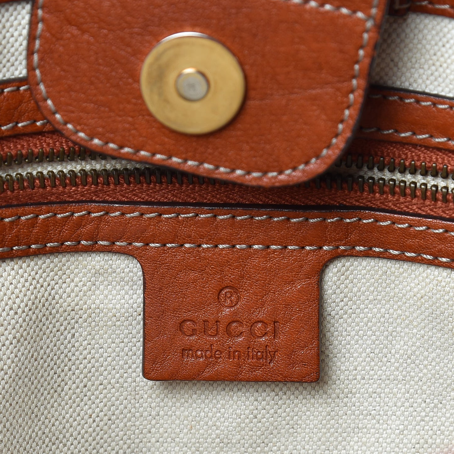 Monogram Medium GG Running Tote Orange