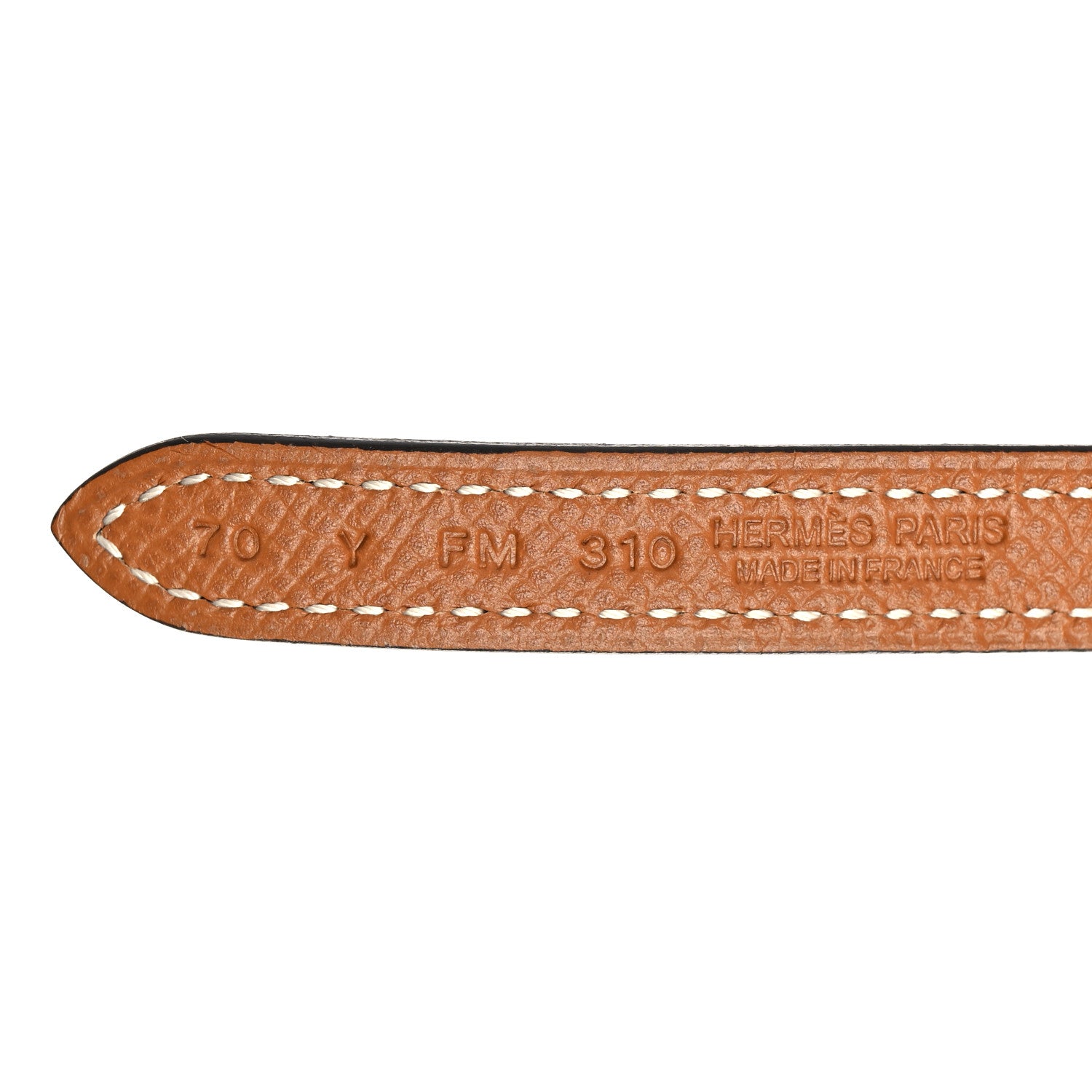 Hermes Swift Epsom 13mm Ancre Belt 70 28 Black Gold 5 of 5