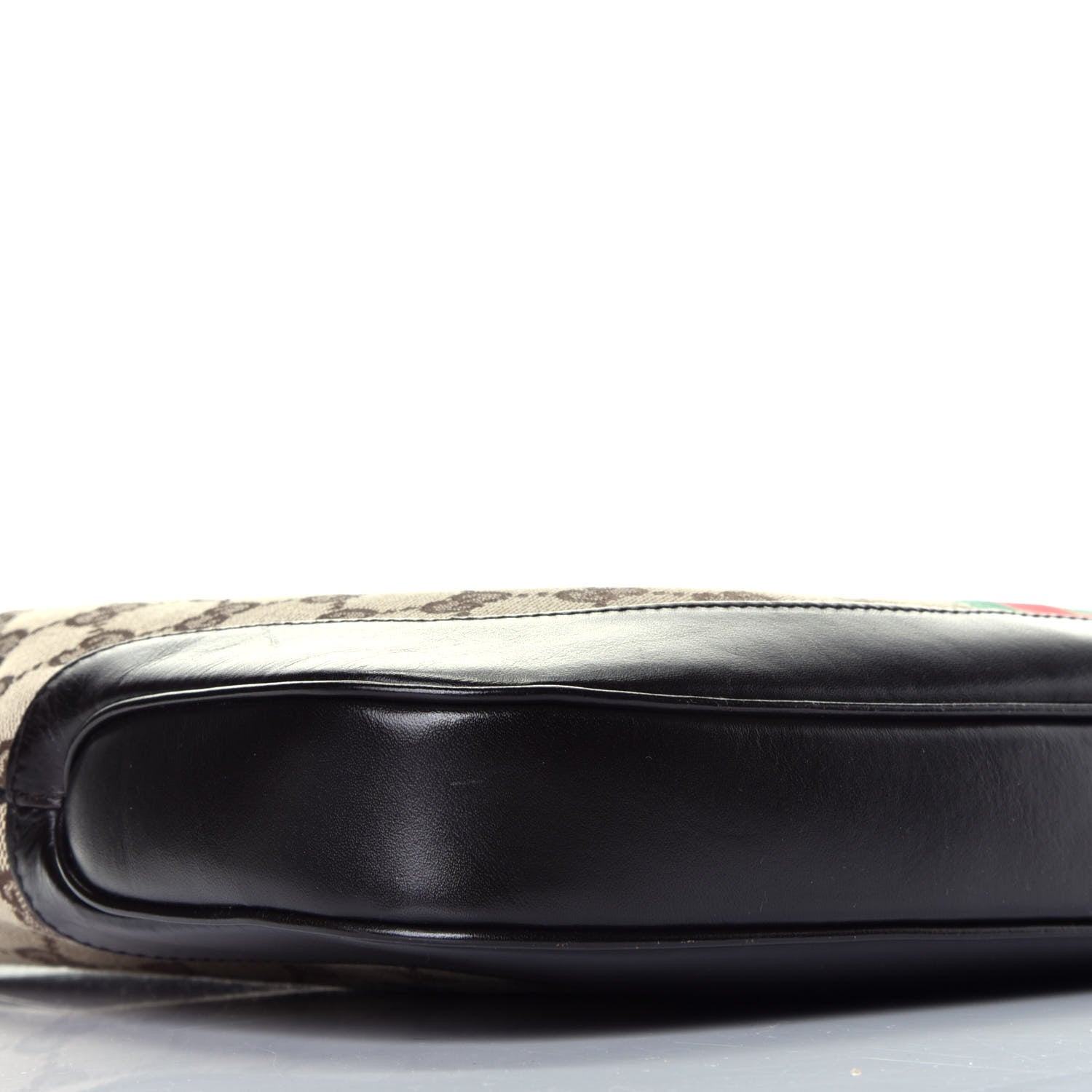 Gucci Monogram Web Jackie O Hobo Dark Brown 8 of 9