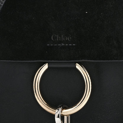 Chloe Suede Calfskin Mini Faye Bracelet Bag Black 8 of 16
