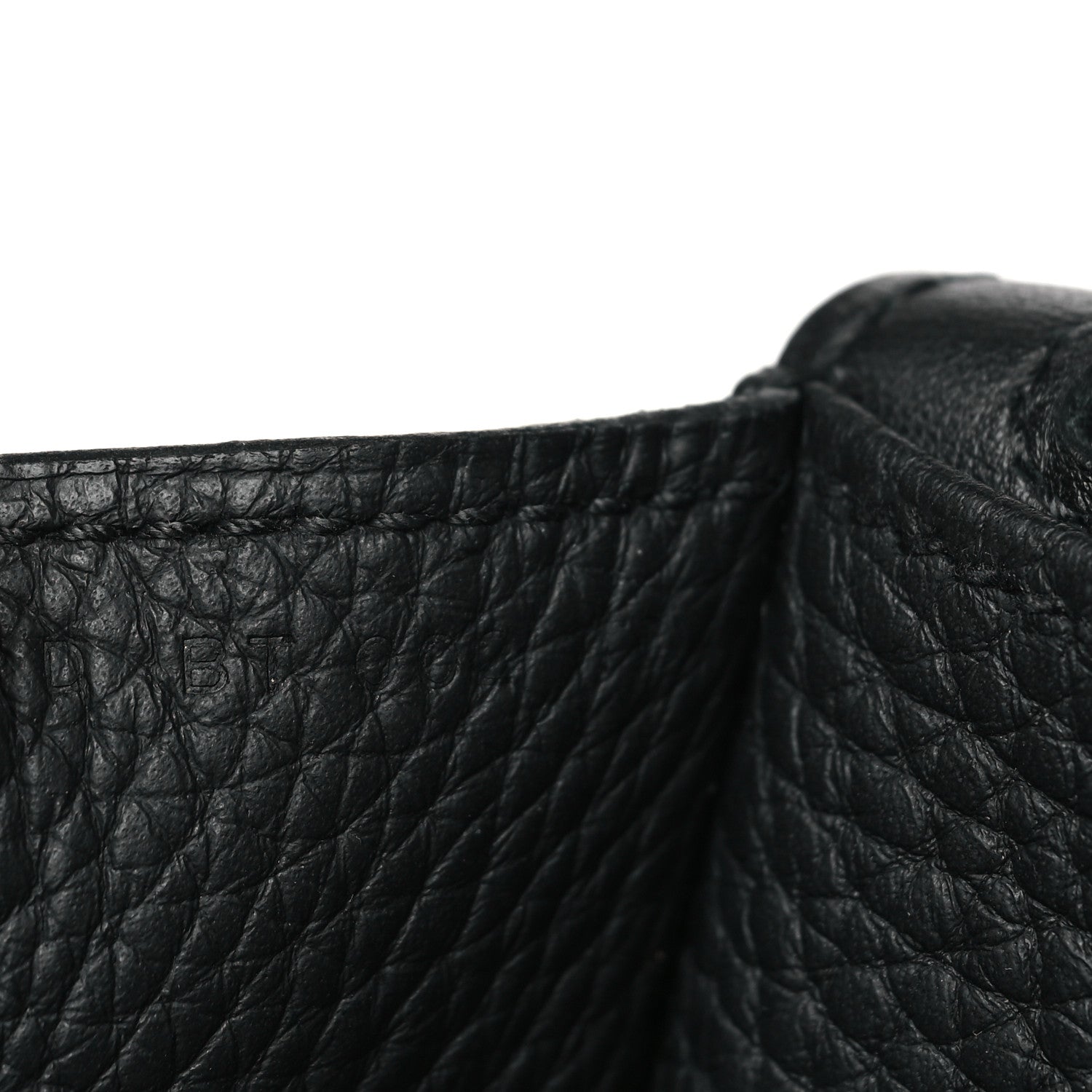 Hermes Taurillon Clemence Halzan 31 GM Black 7 of 10