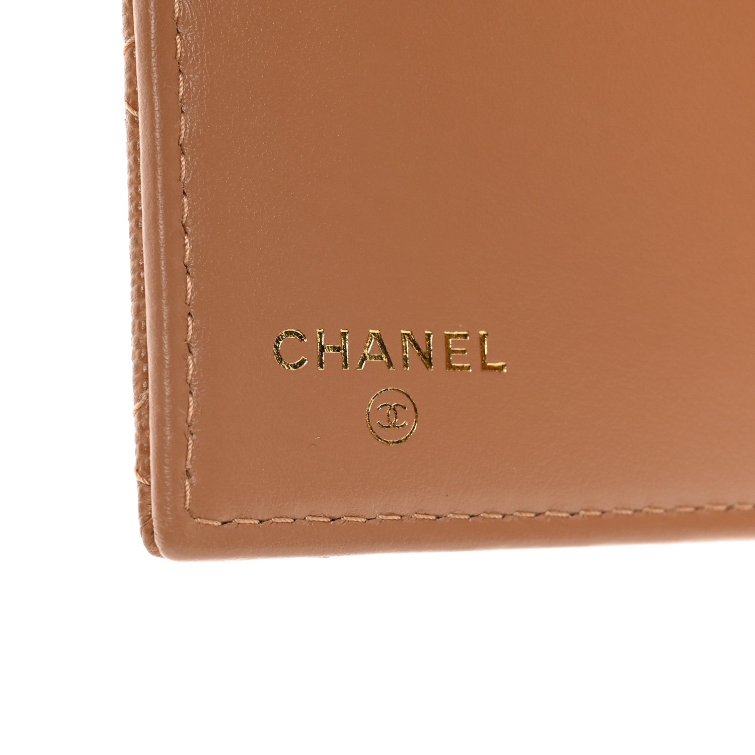 Chanel Caviar Quilted Medium Flap Wallet Dark Beige 6 of 9