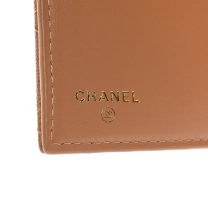 Chanel Caviar Quilted Medium Flap Wallet Dark Beige 6 of 9