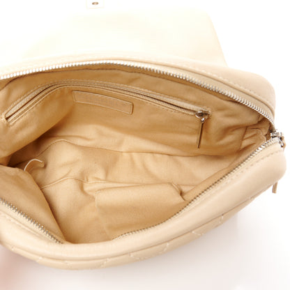 Chanel Deerskin Quilted Medium Easy Flap Beige 5 of 13