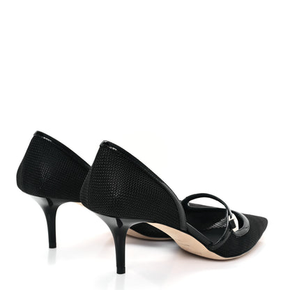 Jimmy Choo Mesh Patent Carolyn 60 Pumps 36.5 Black 5 of 9