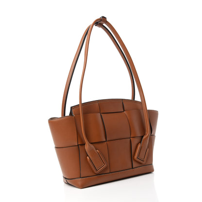 Bottega Veneta French Calfskin Maxi Intrecciato Small Arco Wood 3 of 13