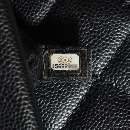 Chanel Caviar Medium Soft CC Top Handle Tote Black 8 of 8