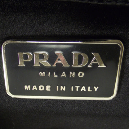 Prada Satin Evening Bag Black 8 of 8