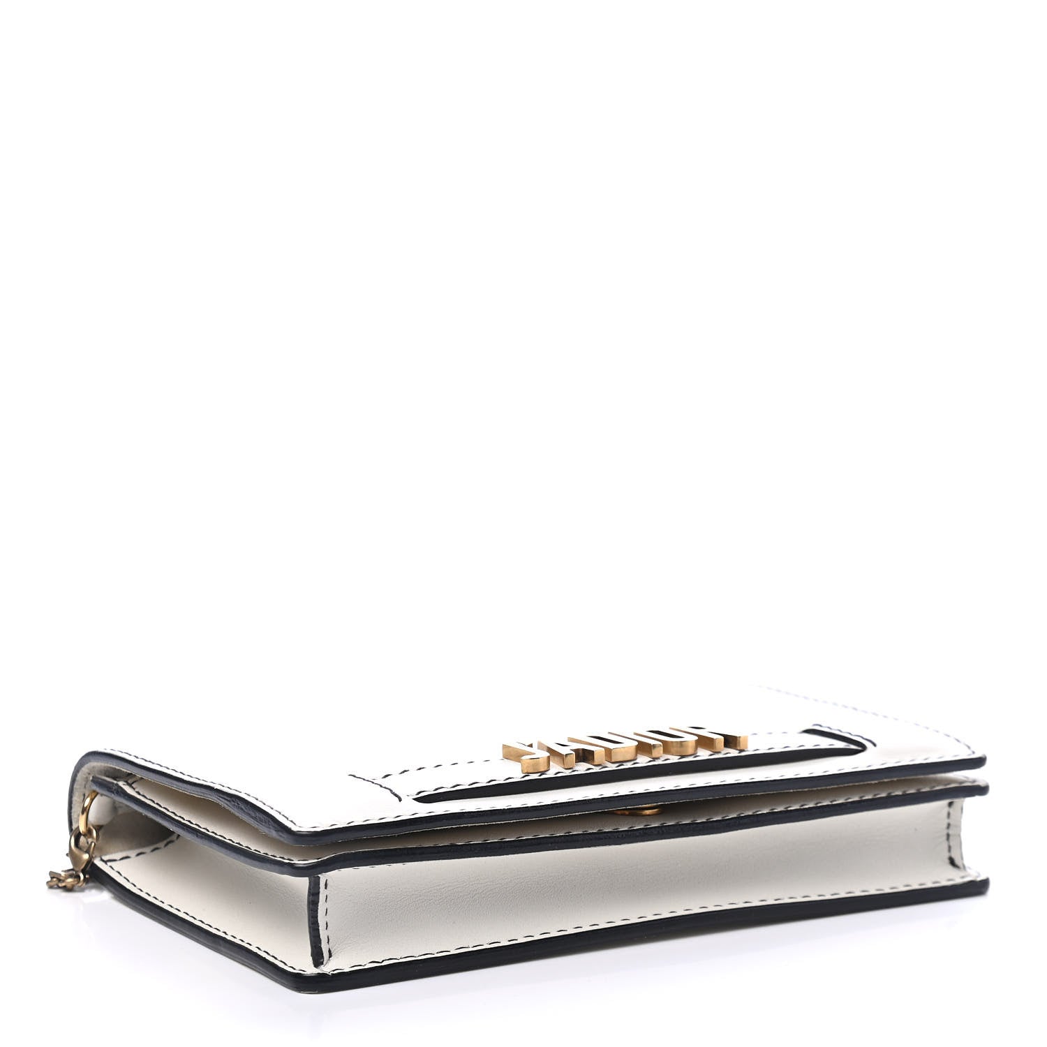 Christian Dior Calfskin J'Adior Wallet on Chain Pouch Off White 3 of 5