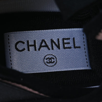 Chanel Suede Calfskin Nylon Grosgrain CC Sneakers 39.5 Light Pink 9 of 13