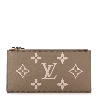 Louis Vuitton Empreinte Monogram Giant Pochette Felicie Zippered Insert Tourterelle Creme 1 of 6