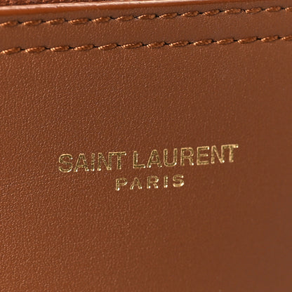 Saint Laurent Calfskin Medium Suzanne Hobo Brick 6 of 8