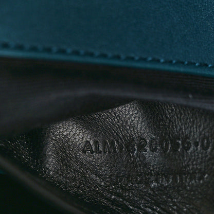Saint Laurent Sheepskin Matelasse Chevron Monogram Medium College Bag Petrol Green 8 of 11