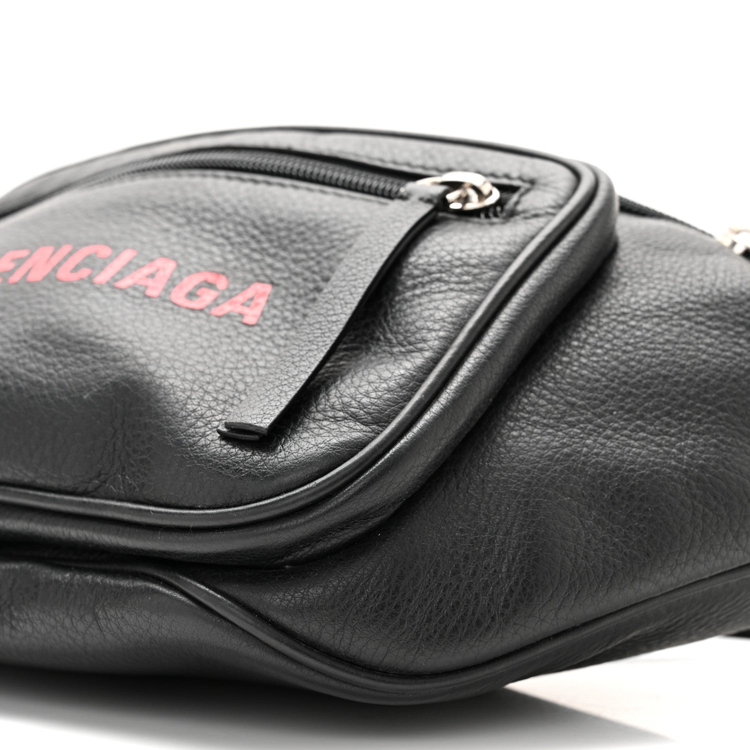 Balenciaga Calfskin Everyday Logo Belt Bag Black 10 of 10