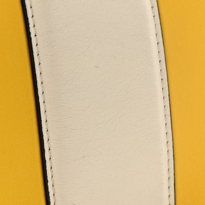 Fendi Nappa Apolo Bi-Color Mini Chain Baguette Limone White Ice 15 of 15
