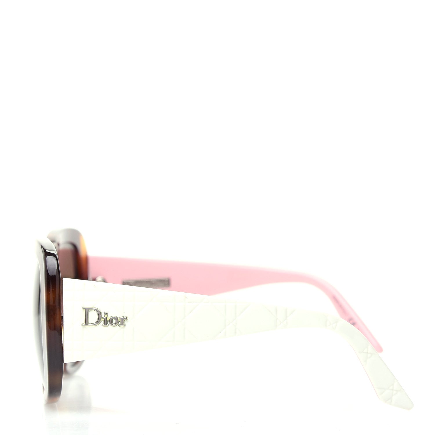 Christian Dior Resin Cannage Dior Lady Lady 1D Sunglasses Tortoise Pink 3 of 6