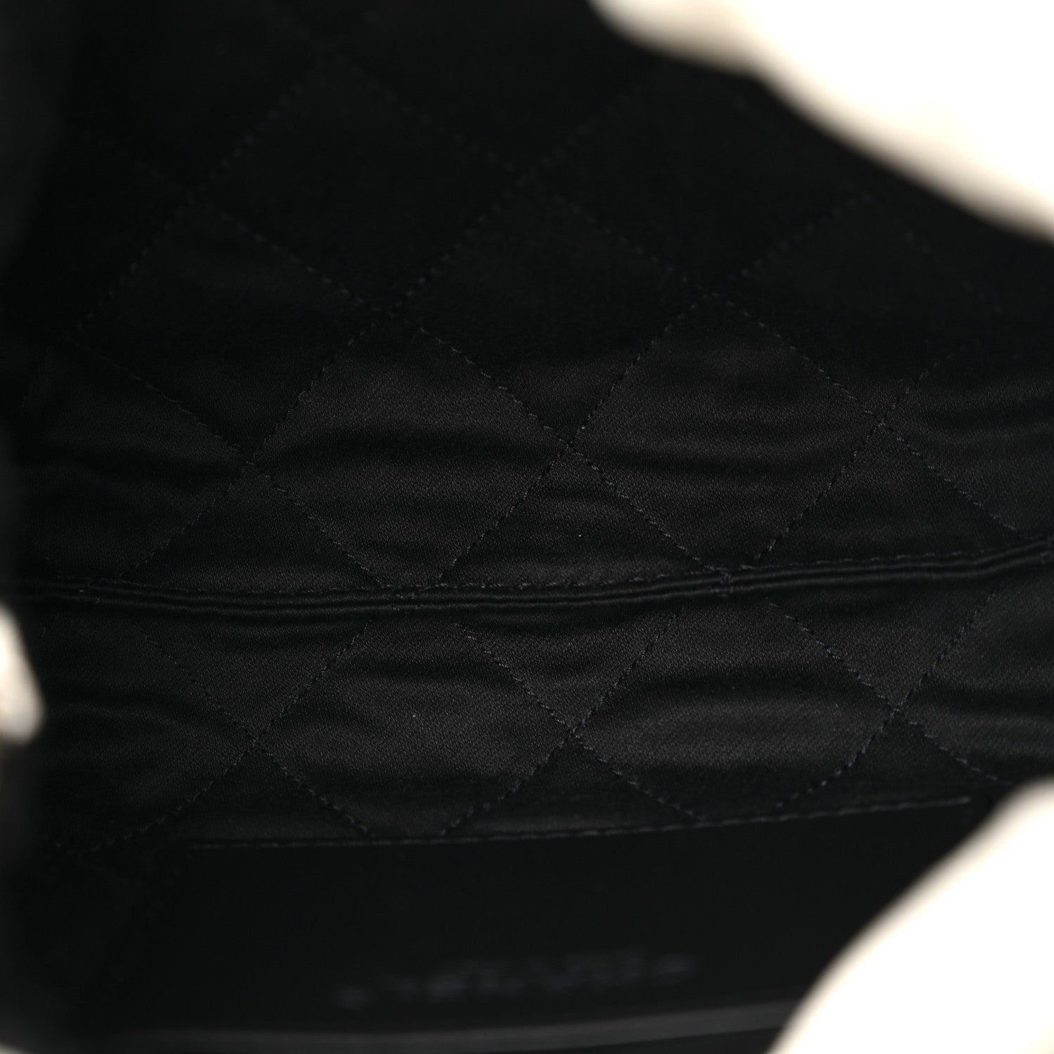 Chanel Shiny Calfskin Quilted Mini Chanel 22 White Black 5 of 11