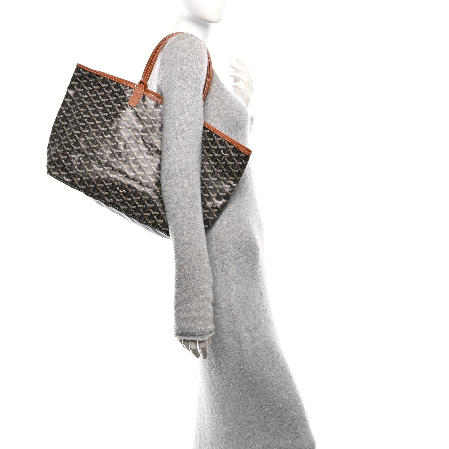 Goyard Goyardine Saint Louis PM Black Gold 2 of 11