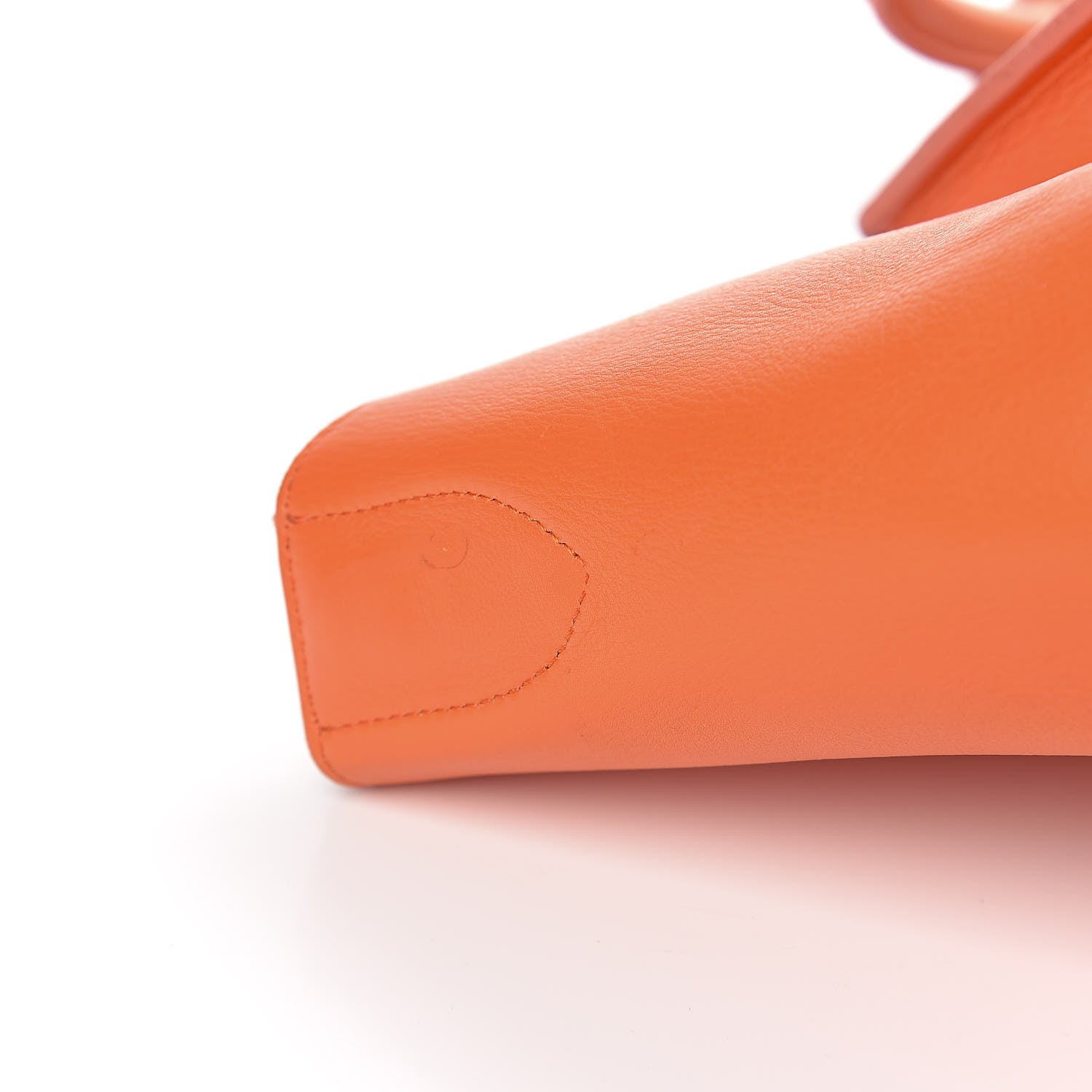 Celine Supple Calfskin Medium Phantom Luggage Orange 18 of 24