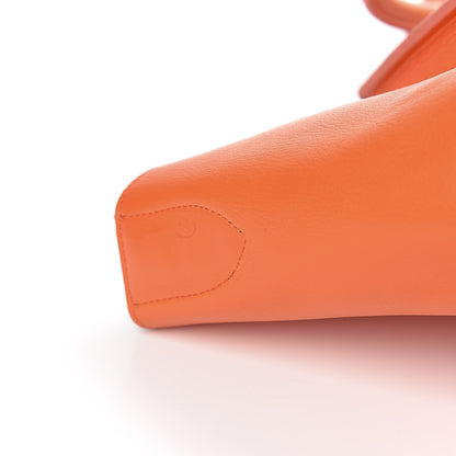 Celine Supple Calfskin Medium Phantom Luggage Orange 18 of 24