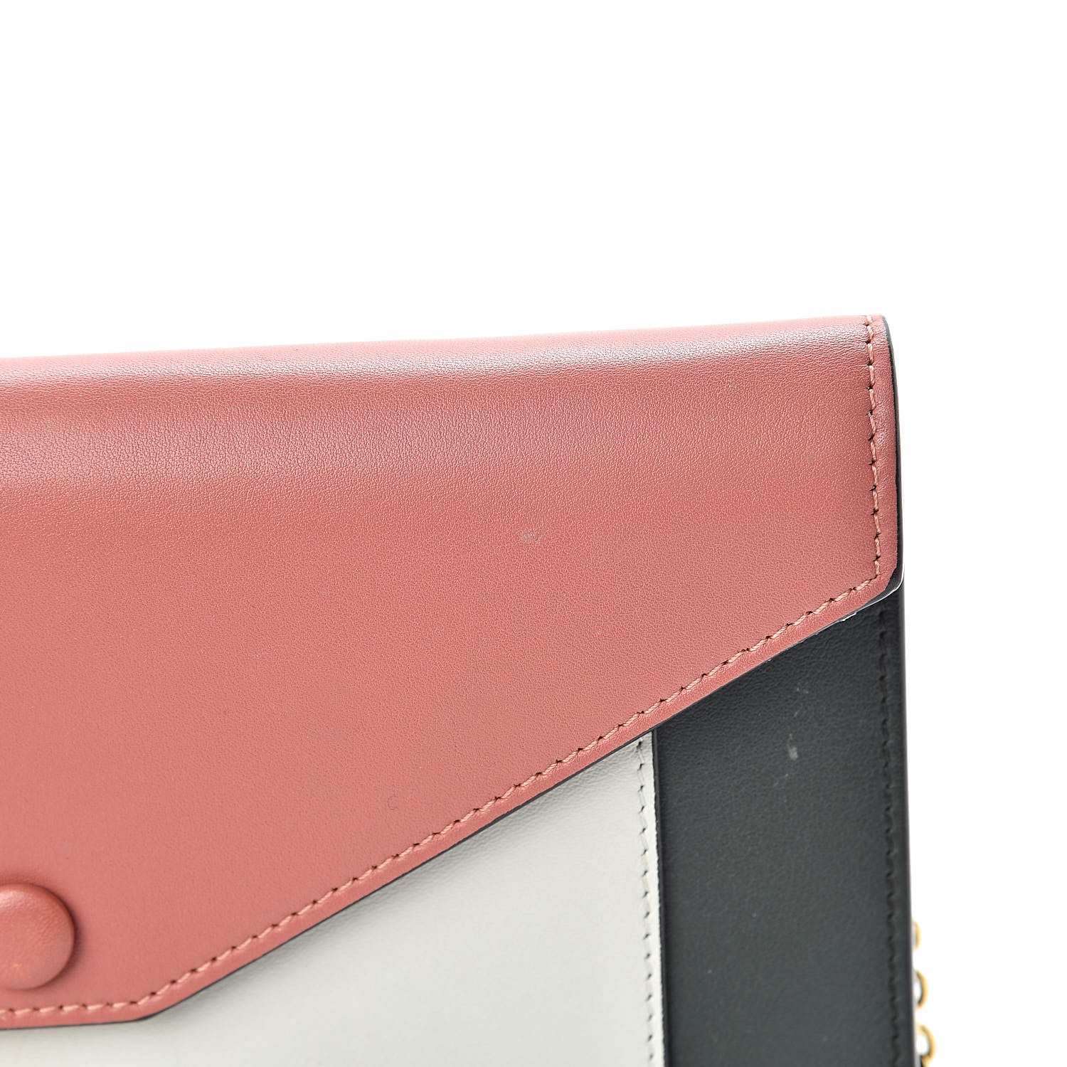 Celine Shiny Calfskin Clutch On A Chain Multicolor 13 of 14