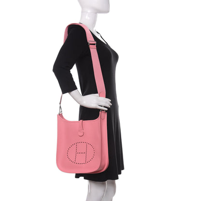 Hermes Epsom Evelyne III PM Rose Confetti 2 of 9