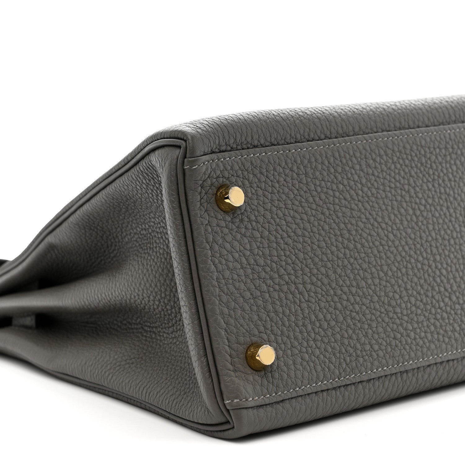 Hermes Togo Kelly Retourne 28 Gris Meyer 9 of 11