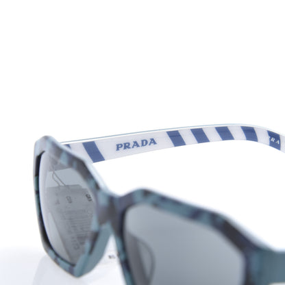 Prada Disguise Sunglasses SPR 03V Blue 8 of 9