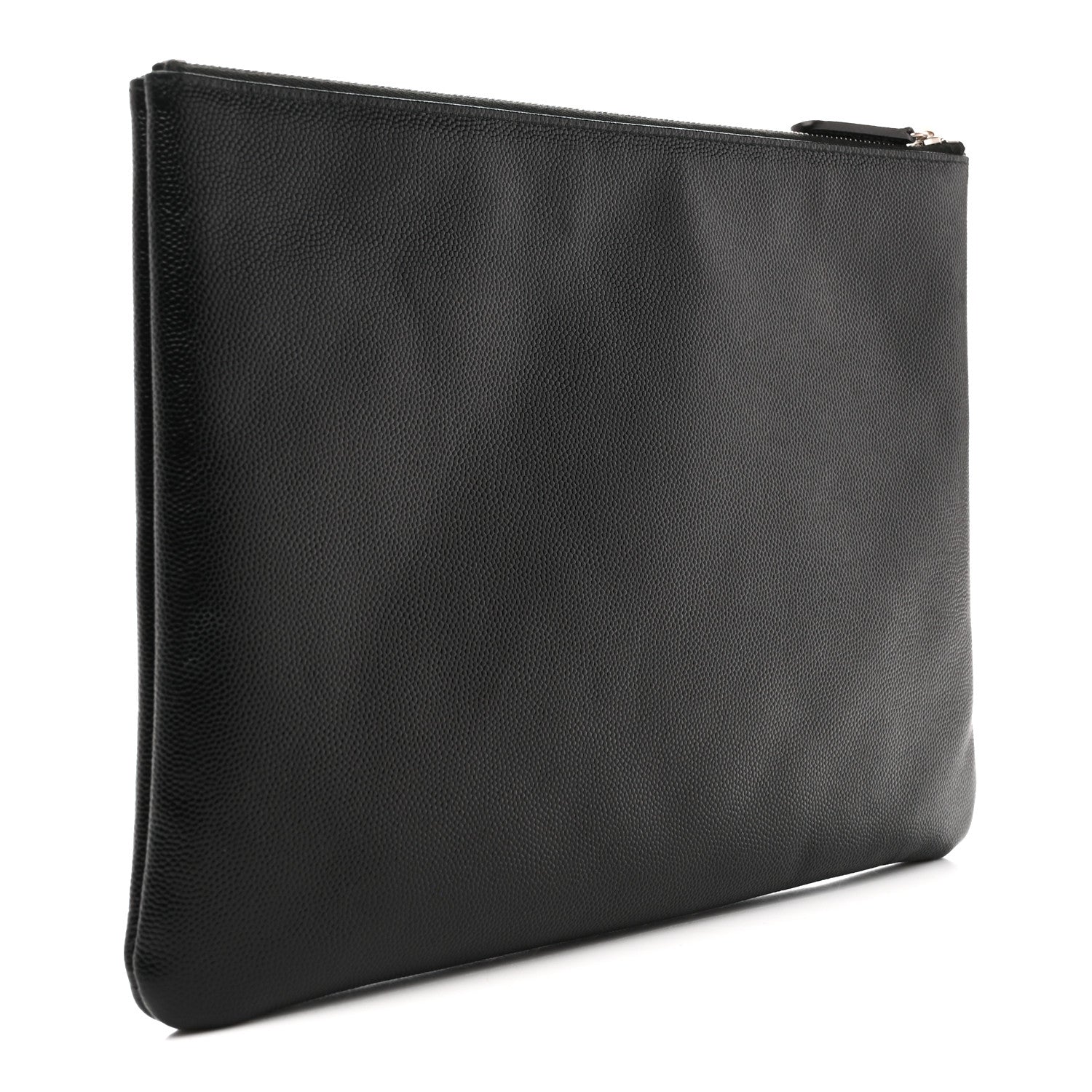 Chanel Caviar Studded Medium Deauville Pouch Black 3 of 8