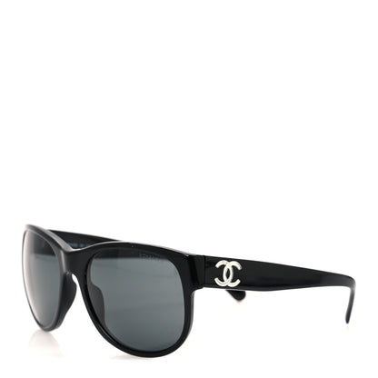 Chanel Acetate CC Logo Sunglasses 5182 Black 1 of 7