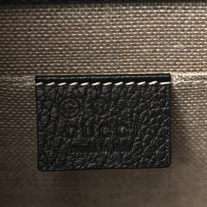 Gucci Dollar Calfskin Small Interlocking G Shoulder Bag Black 6 of 9