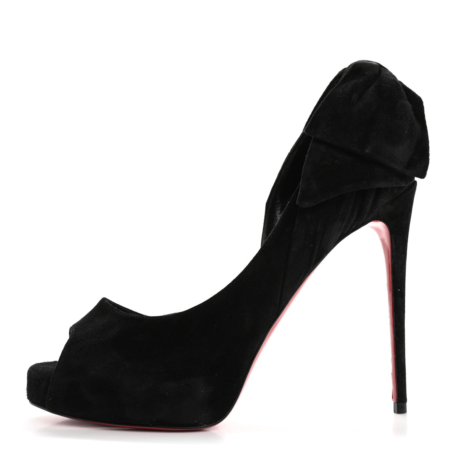 Christian Louboutin Suede Rabakate 100 Pumps 36 Black 1 of 12