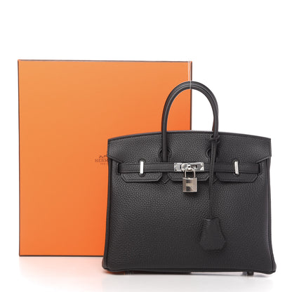 Hermes Togo Birkin 25 Black 11 of 11