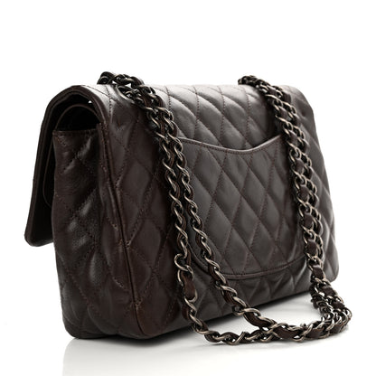 Chanel Goatskin Quilted 2.55 Reissue 225 Flap Dark Brown 3 of 14